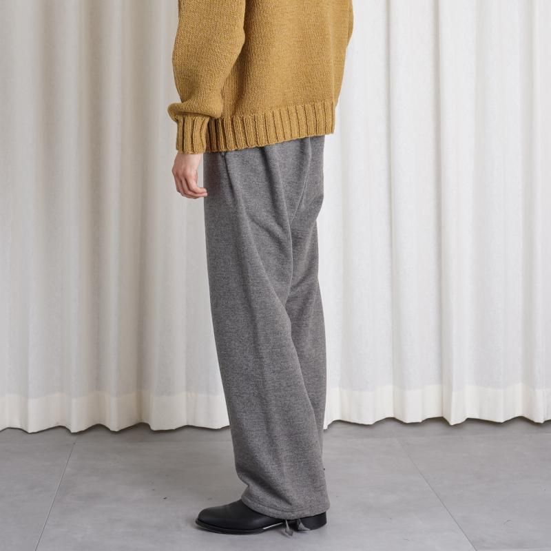  25A/W Restock Slopeslow ץ WOOL FRENCH TERRY TRUCK PANTS / TAUPE