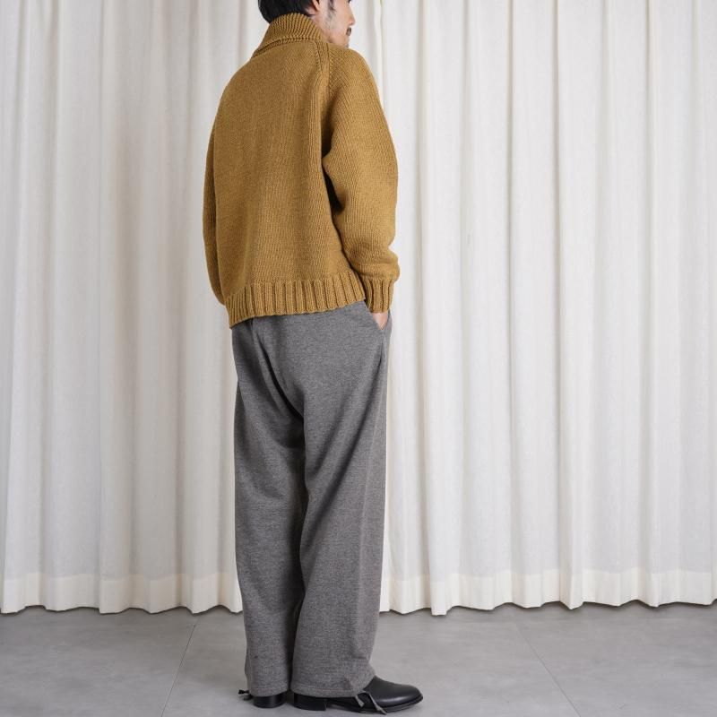  25A/W Restock Slopeslow ץ WOOL FRENCH TERRY TRUCK PANTS / TAUPE