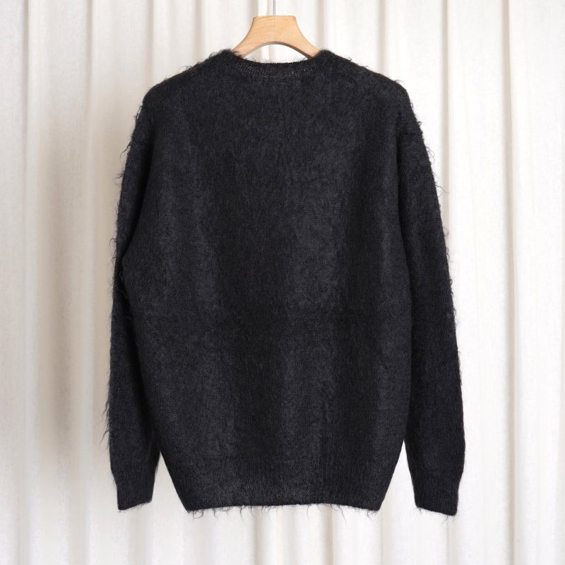 AURALEE オーラリー】 BRUSHED SUPER KID MOHAIR KNIT P/O / INK BLACK - Avelia  ONLINE STORE