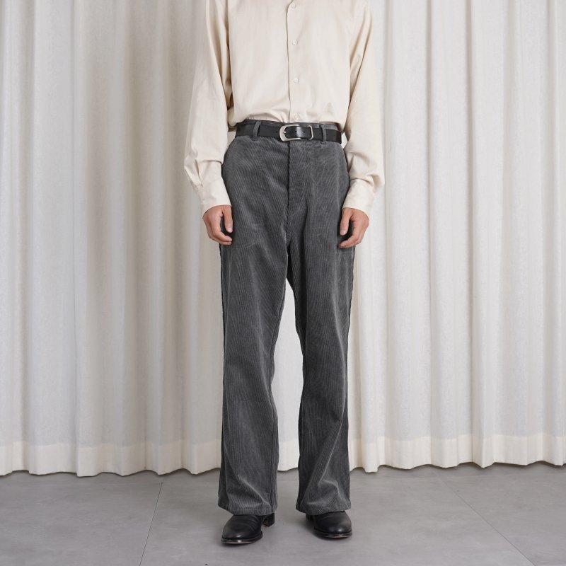 MAATEE＆SONS マーティーアンドサンズ】 US NAVY DENIM PANTS / CHACOAL - Avelia ONLINE STORE