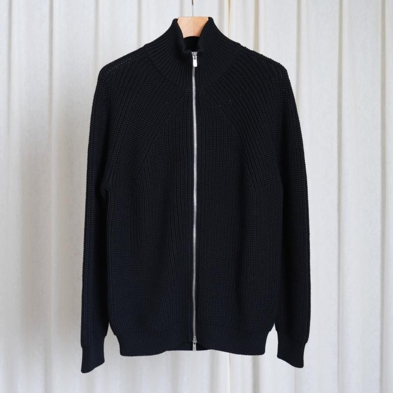 【25A/W】【BATONER バトナー】 SIGNATURE DRIVERS KNIT / BLACK