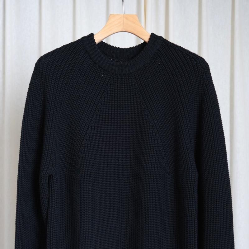 25A/WۡBATONER Хȥʡ SIGNATURE CREW NECK / BLACK
