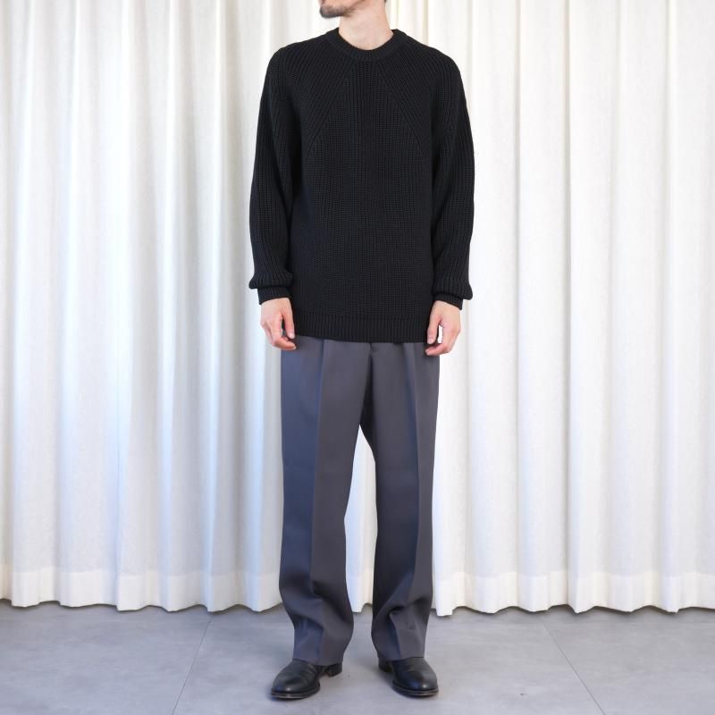 25A/WۡBATONER Хȥʡ SIGNATURE CREW NECK / BLACK
