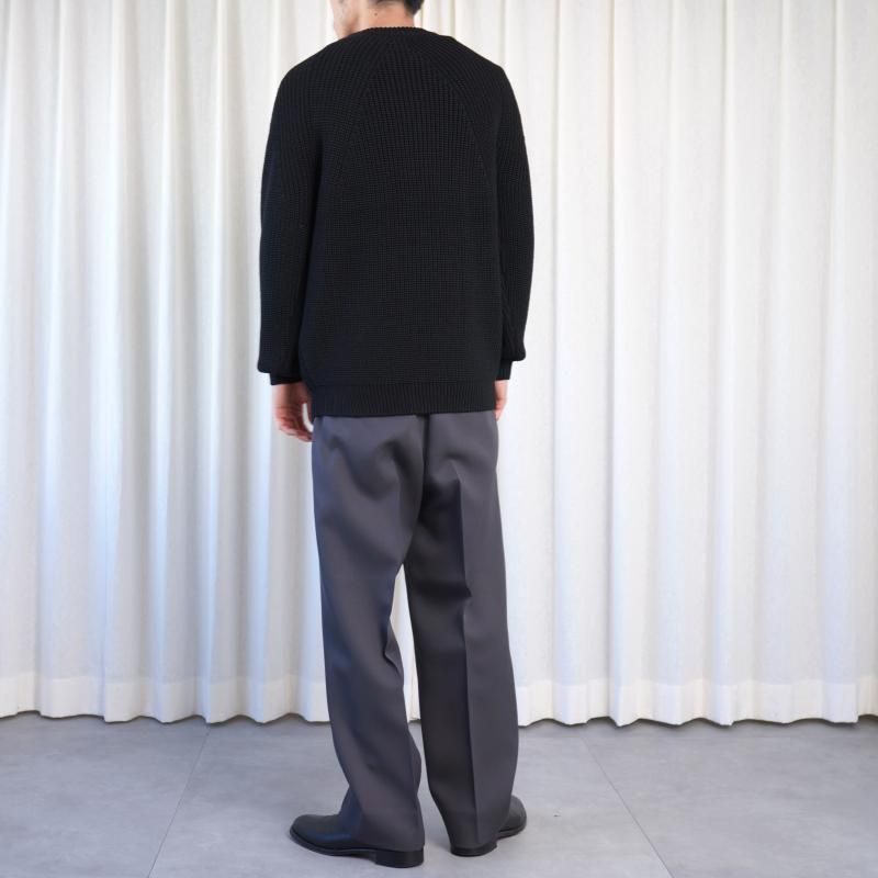 25A/WۡBATONER Хȥʡ SIGNATURE CREW NECK / BLACK
