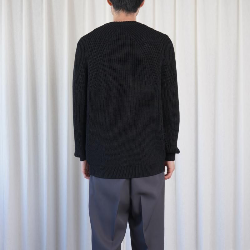 25A/WۡBATONER Хȥʡ SIGNATURE CREW NECK / BLACK
