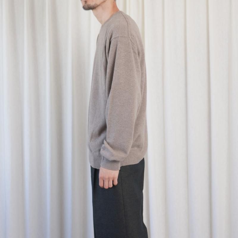 BATONER Хȥʡ INNOCENT CASHMERE CREW NECK  / BROWN
