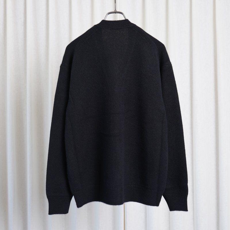 AURALEE オーラリー】 BABY CASHMERE KNIT CARDIGAN / BLACK - Avelia ONLINE STORE