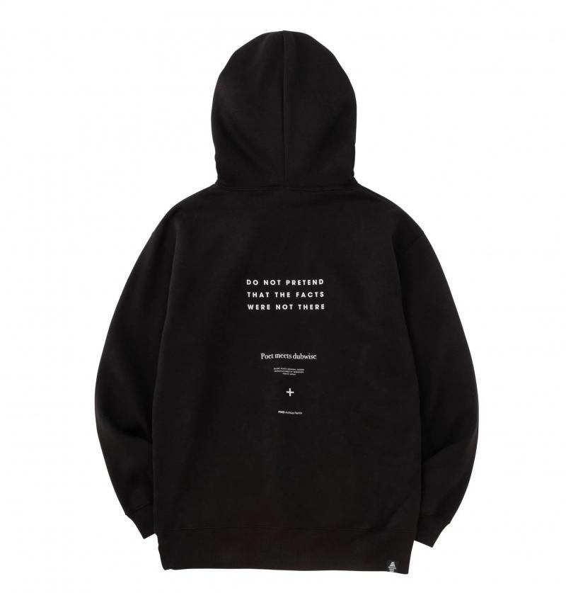 POET MEETS DUBWISE ݥå ߡ ֥磻 FACT Hoodie / BLACK