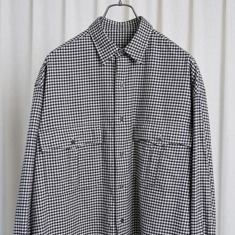 Porter Classic ポータークラシック】 ROLL UP FLANNEL GINGHAM CHECK