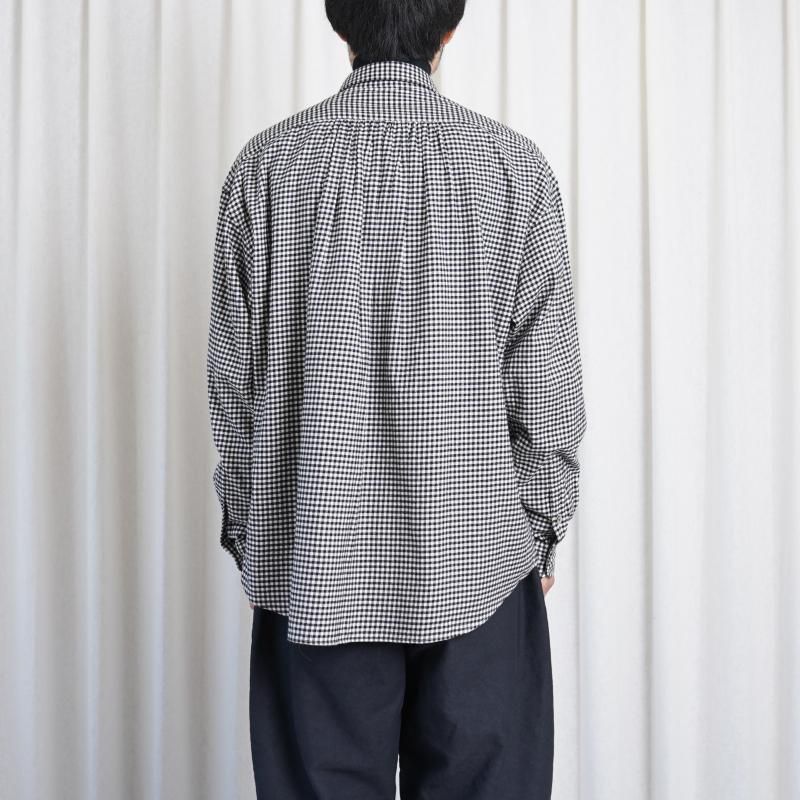  Porter Classic ݡ饷å ROLL UP FLANNEL GINGHAM CHECK SHIRT / BLACK
