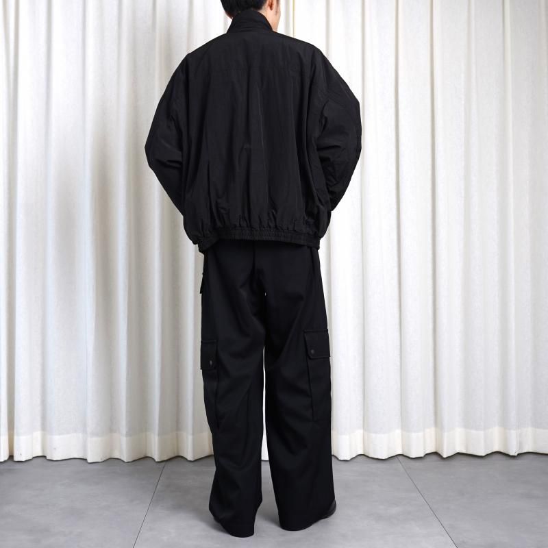 25S/Sۡssstein 奿 WINDPROOF NYLON PADDED JACKET / BLACK