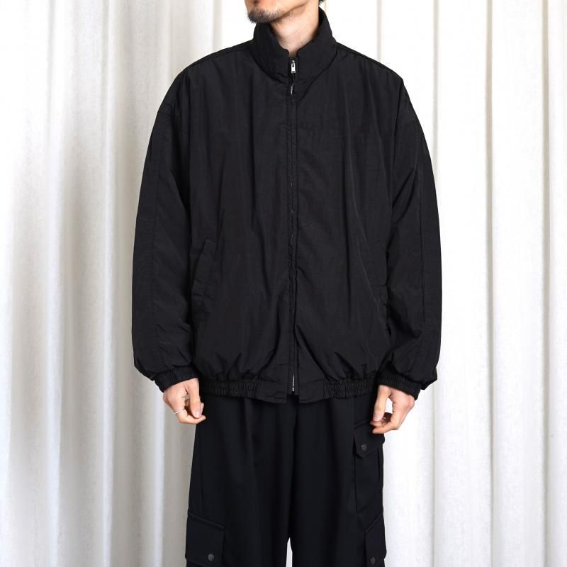 25S/Sۡssstein 奿 WINDPROOF NYLON PADDED JACKET / BLACK