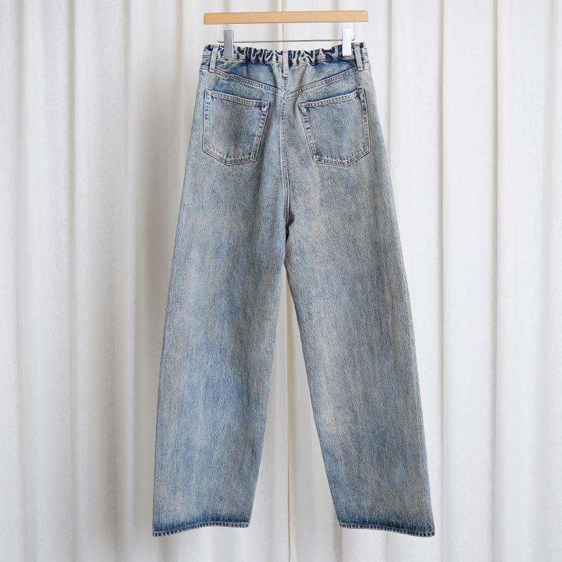 25S/S ssstein 奿 TWIST SEAM BAGGY VINTAGE DENIM JEANS / INDIGO