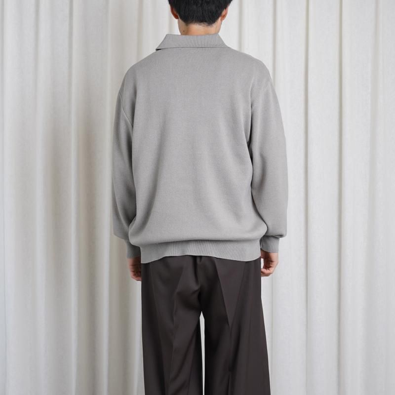 25S/Sۡssstein 奿 COTTON CASHMERE KNIT SKIPPER LS / TAUPE GRAY