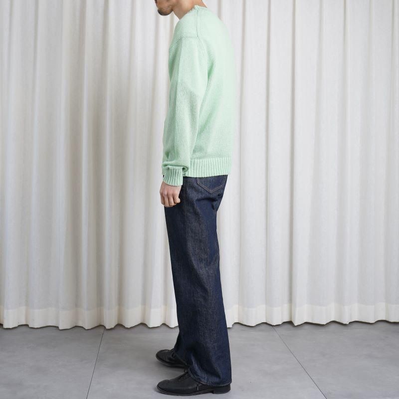25S/SۡAURALEE ꡼SUMMER CASHMERE KNIT V-NECK P/O / LIGHT GREEN