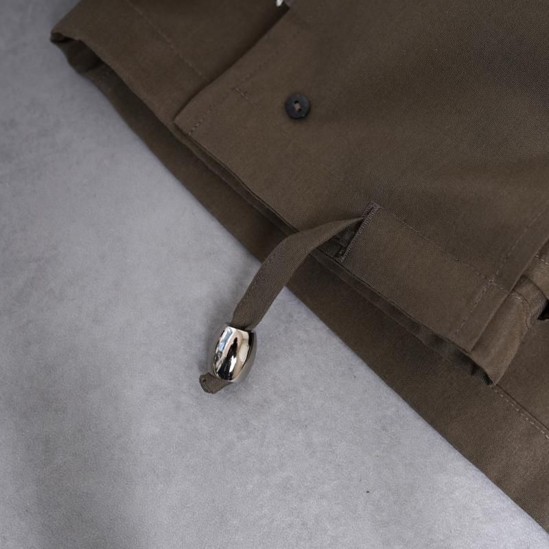 25S/SۡCale   SILK MILITARY BLOUSON / KHAKI