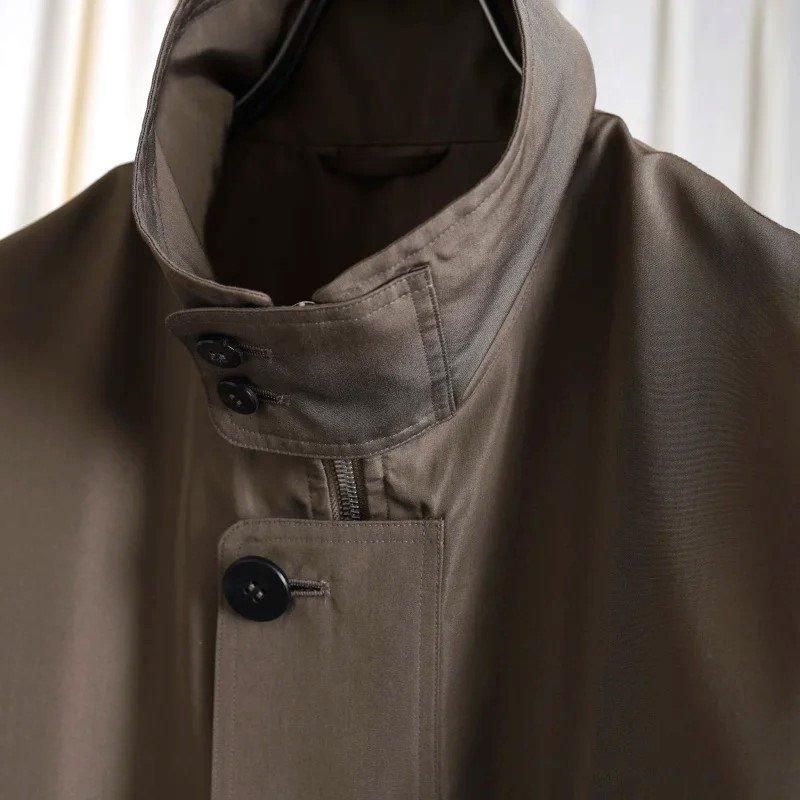 25S/SۡCale   SILK MILITARY BLOUSON / KHAKI