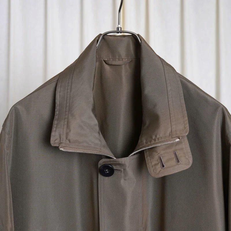 25S/SۡCale   SILK MILITARY BLOUSON / KHAKI