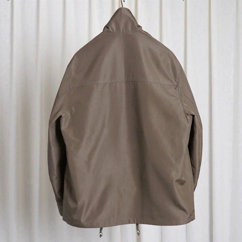 25S/SۡCale   SILK MILITARY BLOUSON / KHAKI