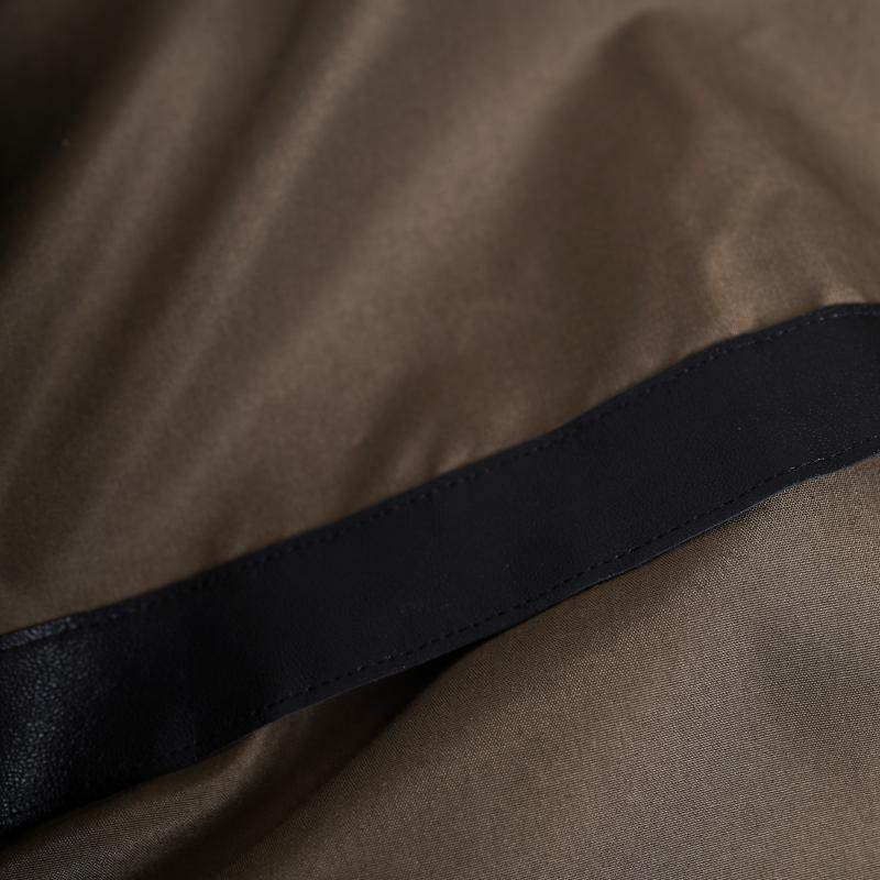 25S/SۡCale   SILK MILITARY BLOUSON / KHAKI