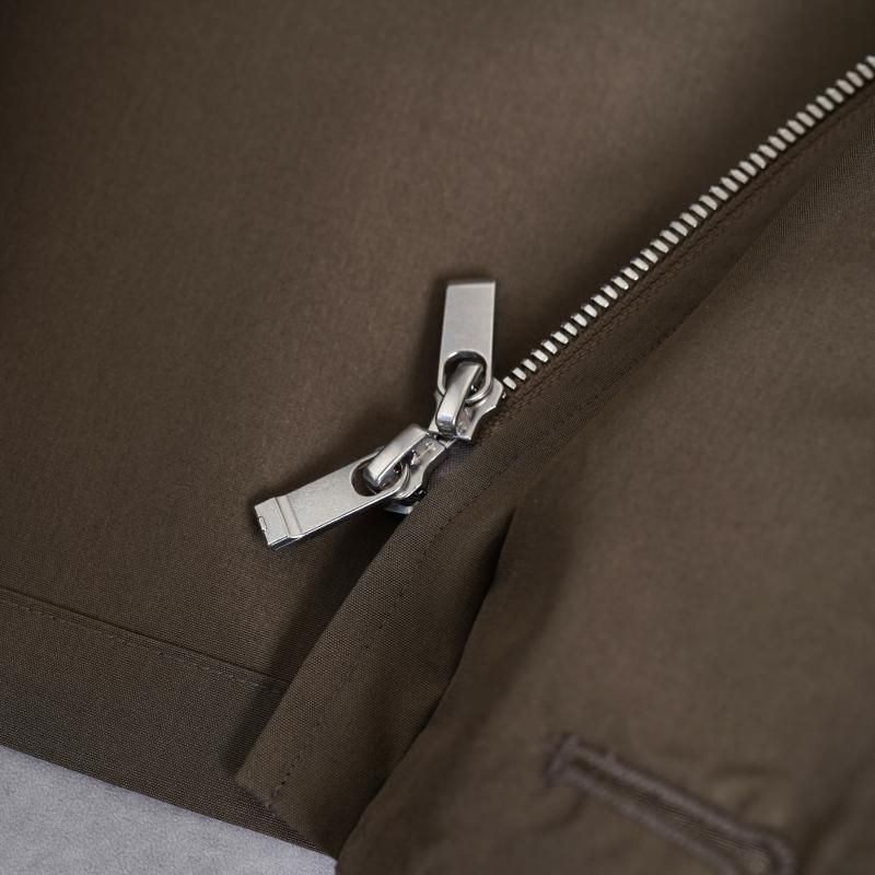 25S/SۡCale   SILK MILITARY BLOUSON / KHAKI