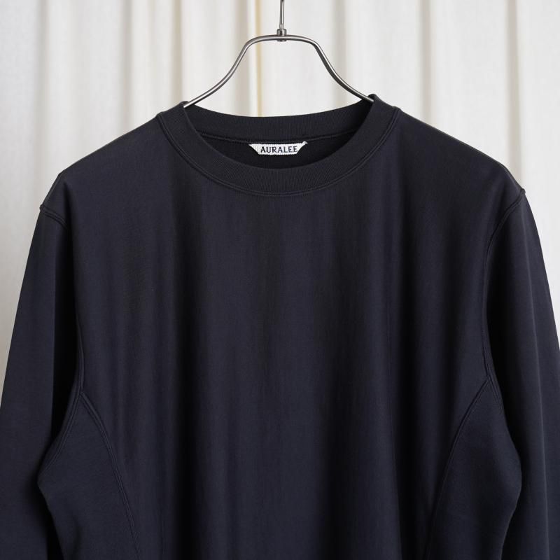 25S/SۡAURALEE ꡼ELASTIC HIGH GAUGE SWEATP/O /INK BLACK