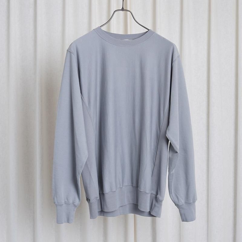 【25S/S】【AURALEE オーラリー】ELASTIC HIGH GAUGE SWEATP/O / ASH GRAY