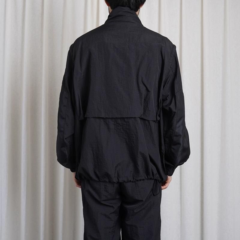 25S/SۡYOKE 衼 NYLON MULTI POCKETS DETACHABLE UTILITY BLOUSON / BLACK 