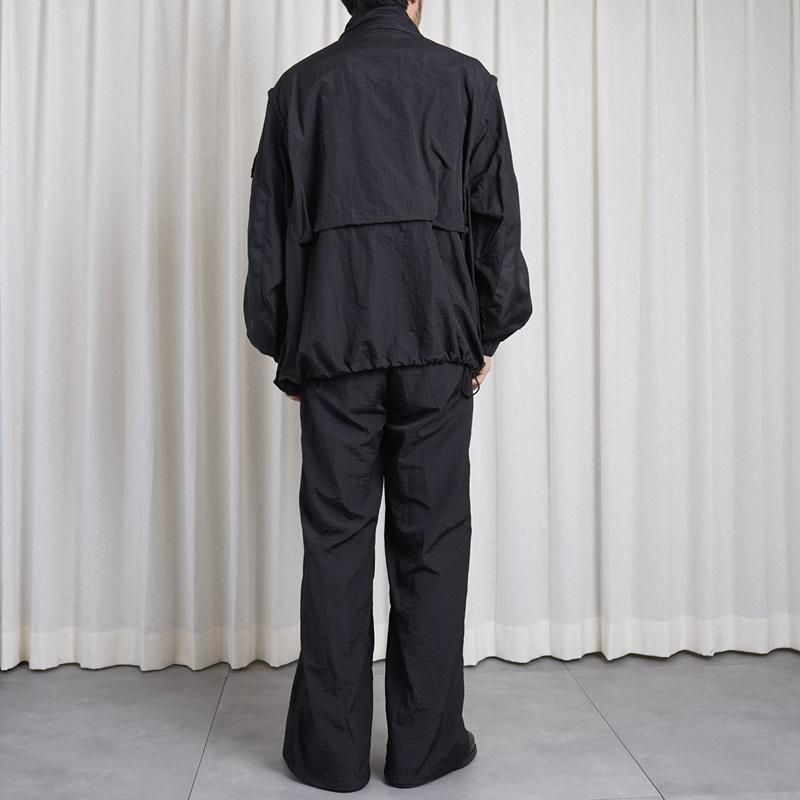 25S/SۡYOKE 衼 NYLON MULTI POCKETS DETACHABLE UTILITY BLOUSON / BLACK 