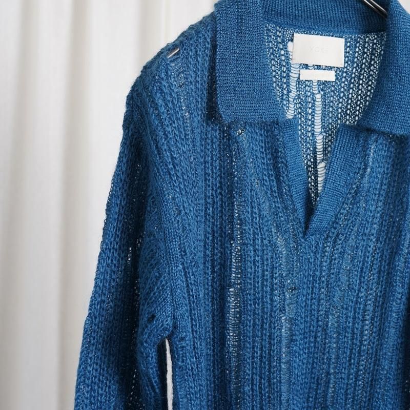 YOKE SILK MOHAIR PULLOVER SWEATER ヨーク YOKE - YOKE ヨーク24SS SILK MOHAIR PULLOVER SWEATER
