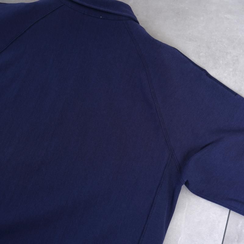 25S/SۡULTERIOR ƥꥢ FADED SILKY TERRY RW HALF ZIP P/O / FADED NAVY
