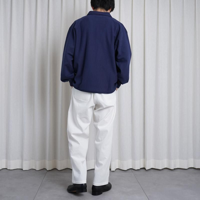 25S/SۡULTERIOR ƥꥢ FADED SILKY TERRY RW HALF ZIP P/O / FADED NAVY
