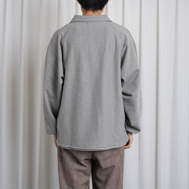 25S/SۡULTERIOR ƥꥢ FADED SILKY TERRY RW HALF ZIP P/O / HEATHER GREIGE

