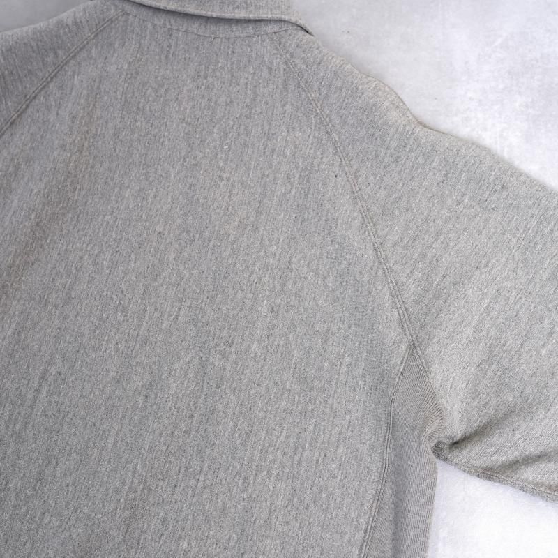 25S/SۡULTERIOR ƥꥢ FADED SILKY TERRY RW HALF ZIP P/O / HEATHER GREIGE
