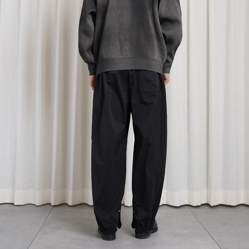 25S/Sۡssstein 奿 WINDBREAKER TRACK TROUSERS / BLACK