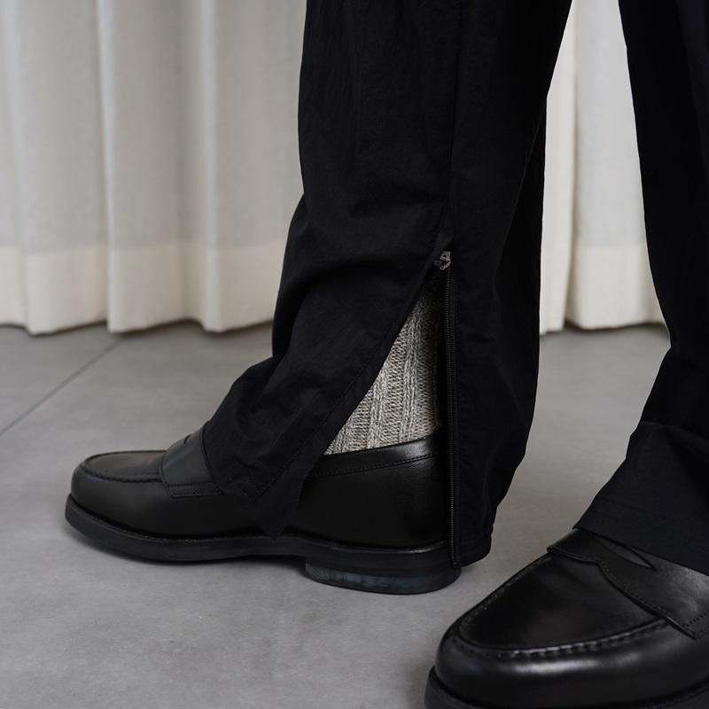 25S/Sۡssstein 奿 WINDBREAKER TRACK TROUSERS / BLACK