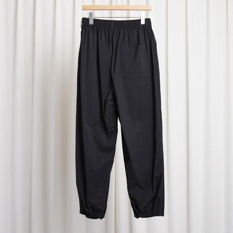 25S/S】【ssstein シュタイン】 WINDBREAKER TRACK TROUSERS / BLACK