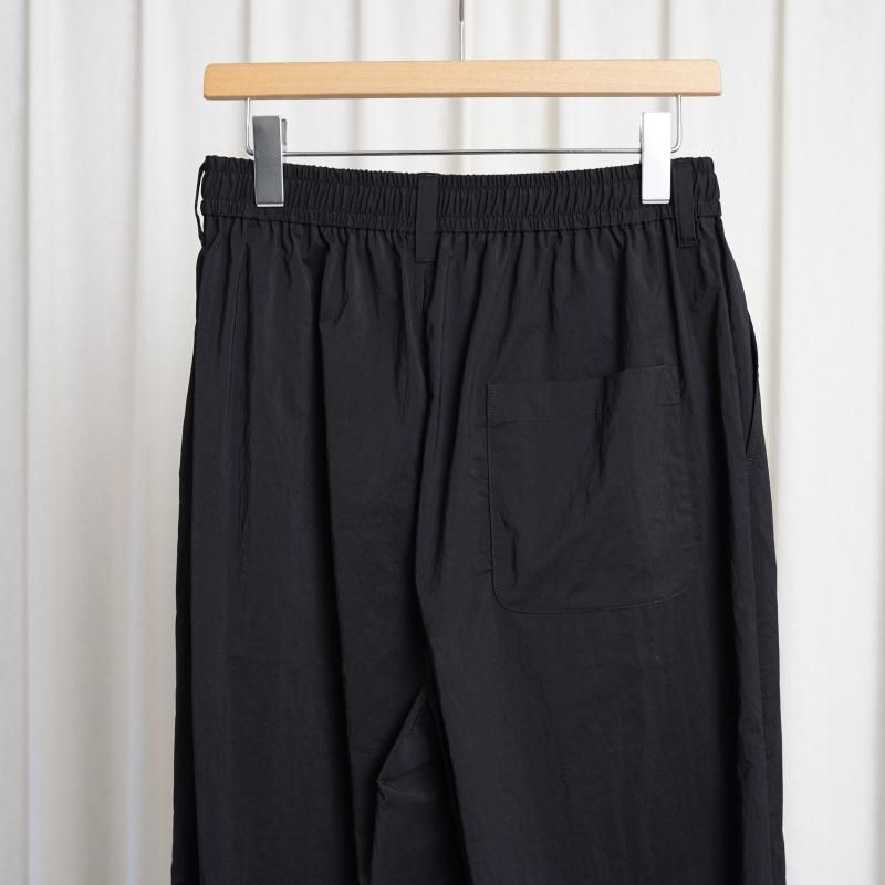 25S/Sۡssstein 奿 WINDBREAKER TRACK TROUSERS / BLACK