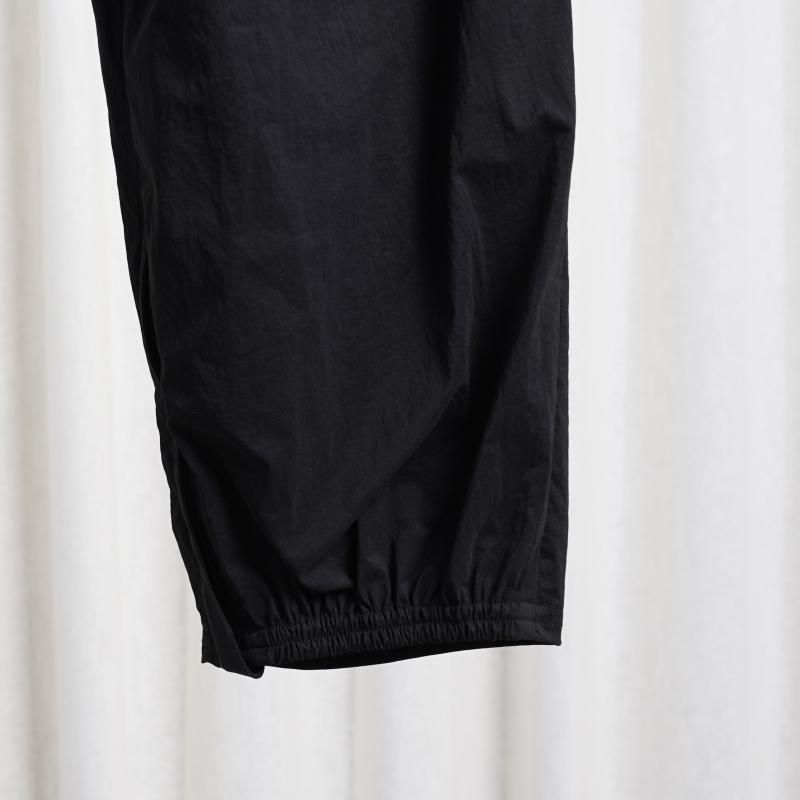 25S/Sۡssstein 奿 WINDBREAKER TRACK TROUSERS / BLACK