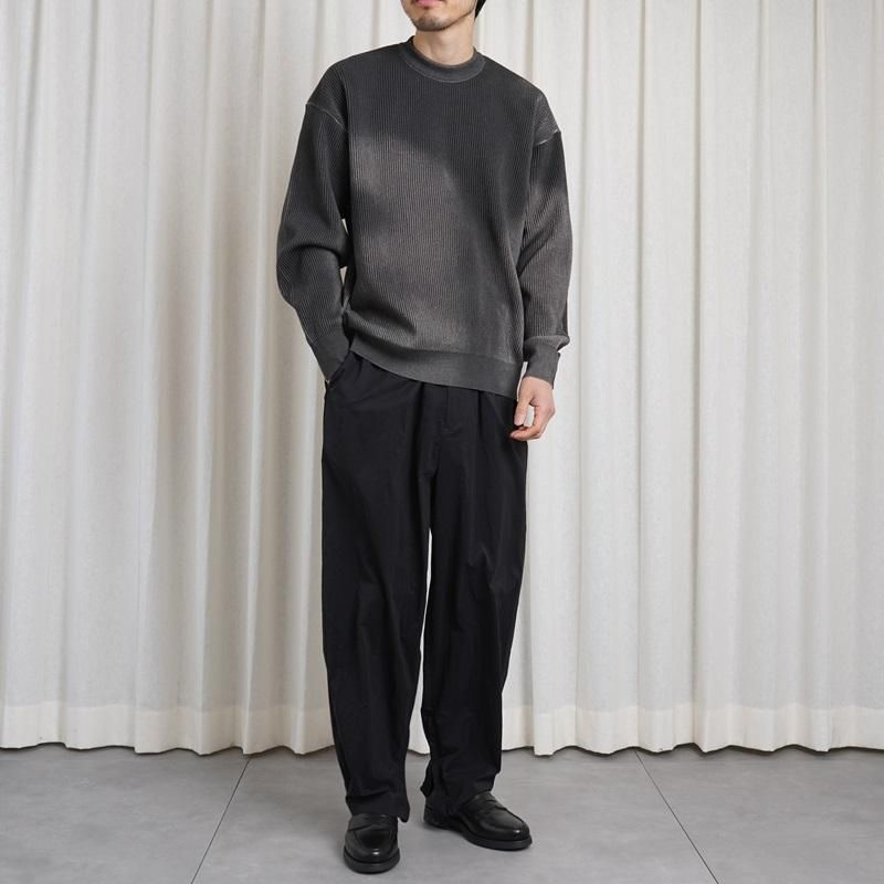 25S/Sۡssstein 奿 WINDBREAKER TRACK TROUSERS / BLACK