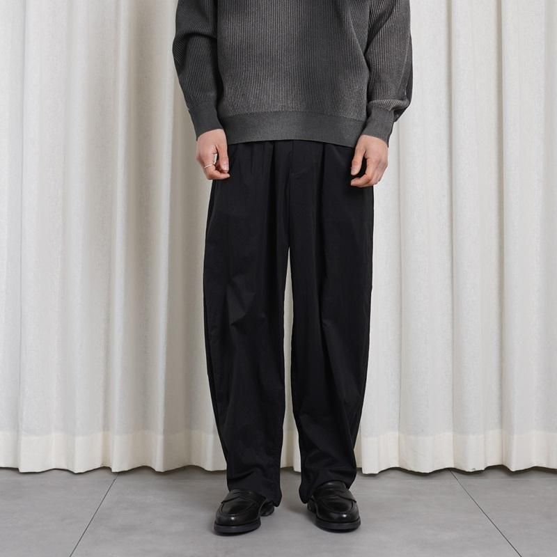 25S/Sۡssstein 奿 WINDBREAKER TRACK TROUSERS / BLACK