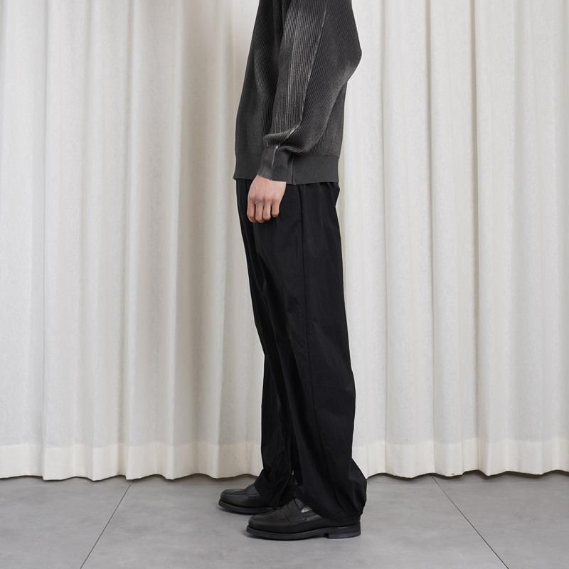 25S/Sۡssstein 奿 WINDBREAKER TRACK TROUSERS / BLACK