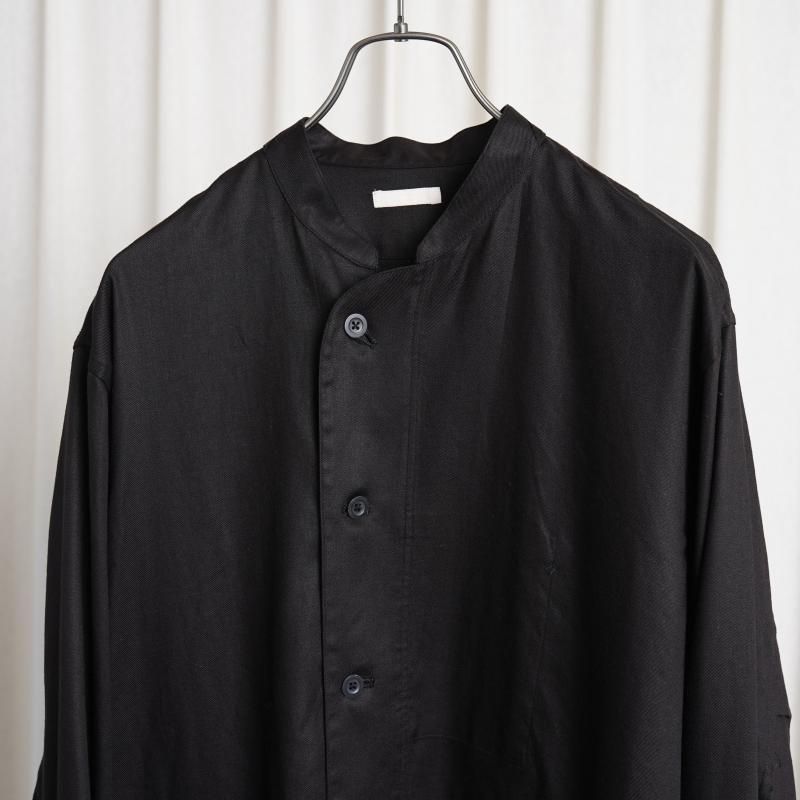 25S/SۡULTERIOR ƥꥢ RAYON LINEN TWILL WORK SH-JKT / BLACK

