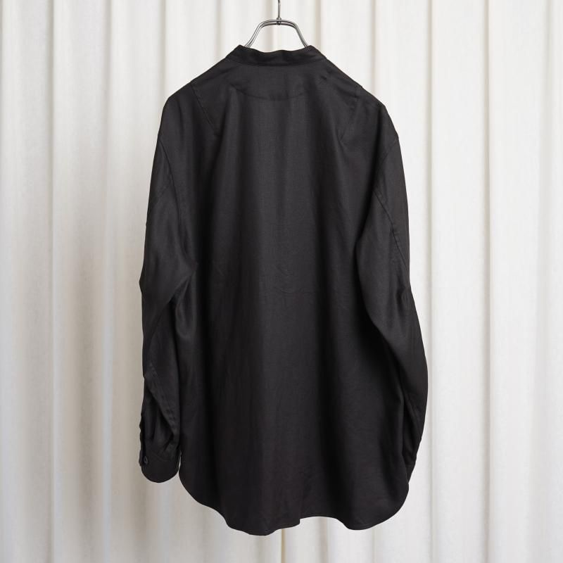 25S/SۡULTERIOR ƥꥢ RAYON LINEN TWILL WORK SH-JKT / BLACK

