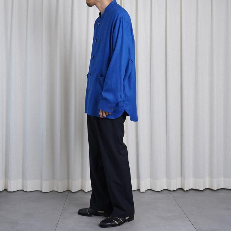 25S/SۡULTERIOR ƥꥢ RAYON LINEN TWILL WORK SH-JKT / BLUE
