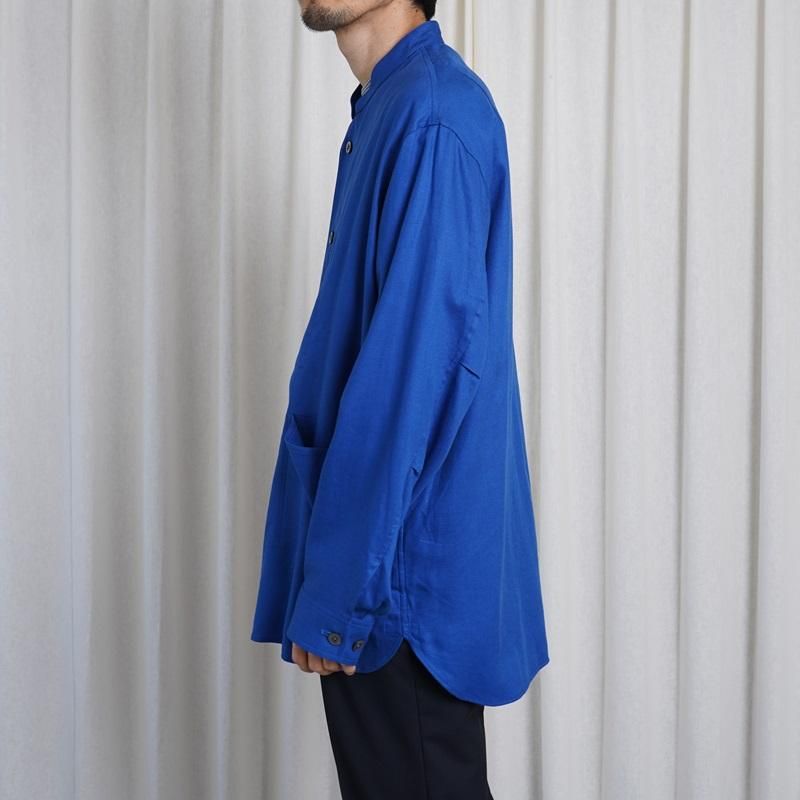 25S/SۡULTERIOR ƥꥢ RAYON LINEN TWILL WORK SH-JKT / BLUE
