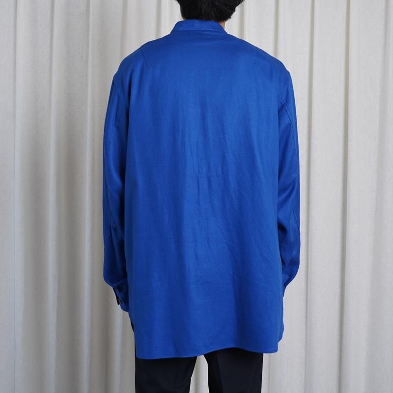 25S/SۡULTERIOR ƥꥢ RAYON LINEN TWILL WORK SH-JKT / BLUE
