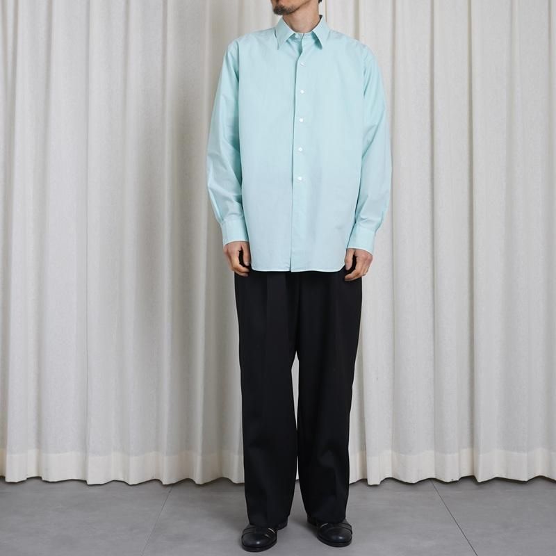 25S/SۡHEUGN 桼 ALAN SHIRTS  / GREEN SAX