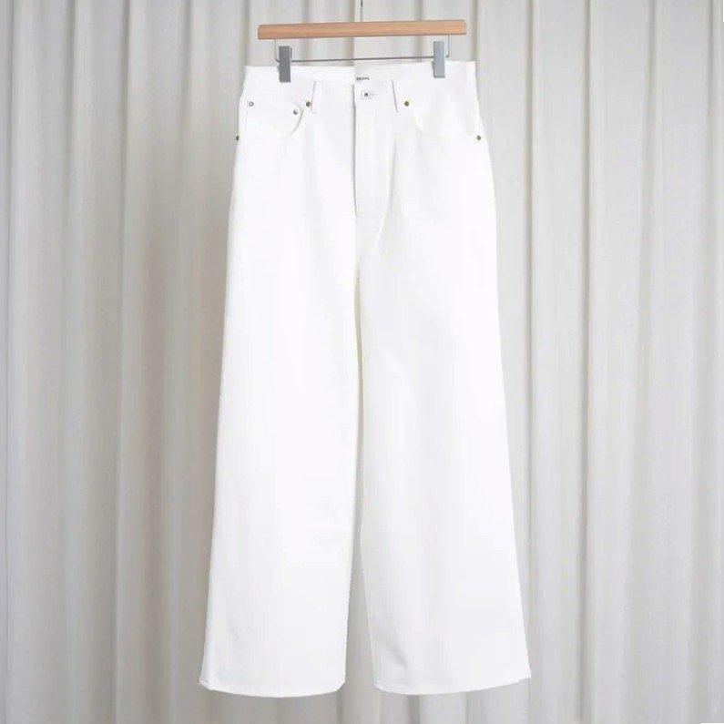 25S/S BISOWN ӥ BISOWN WIDE DENIM / WHITE RIGID