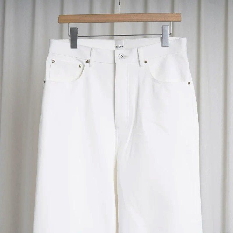 25S/S BISOWN ӥ BISOWN WIDE DENIM / WHITE RIGID